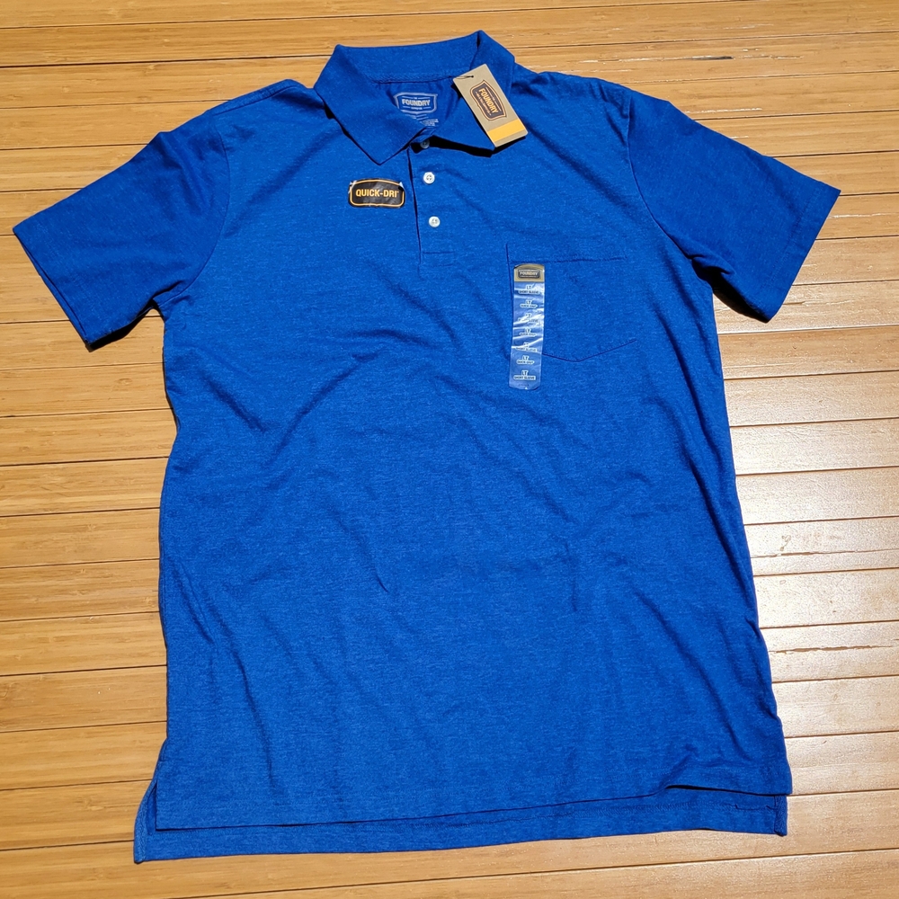 LT Foundry Mens Polo Quick-Dri Work Shirt